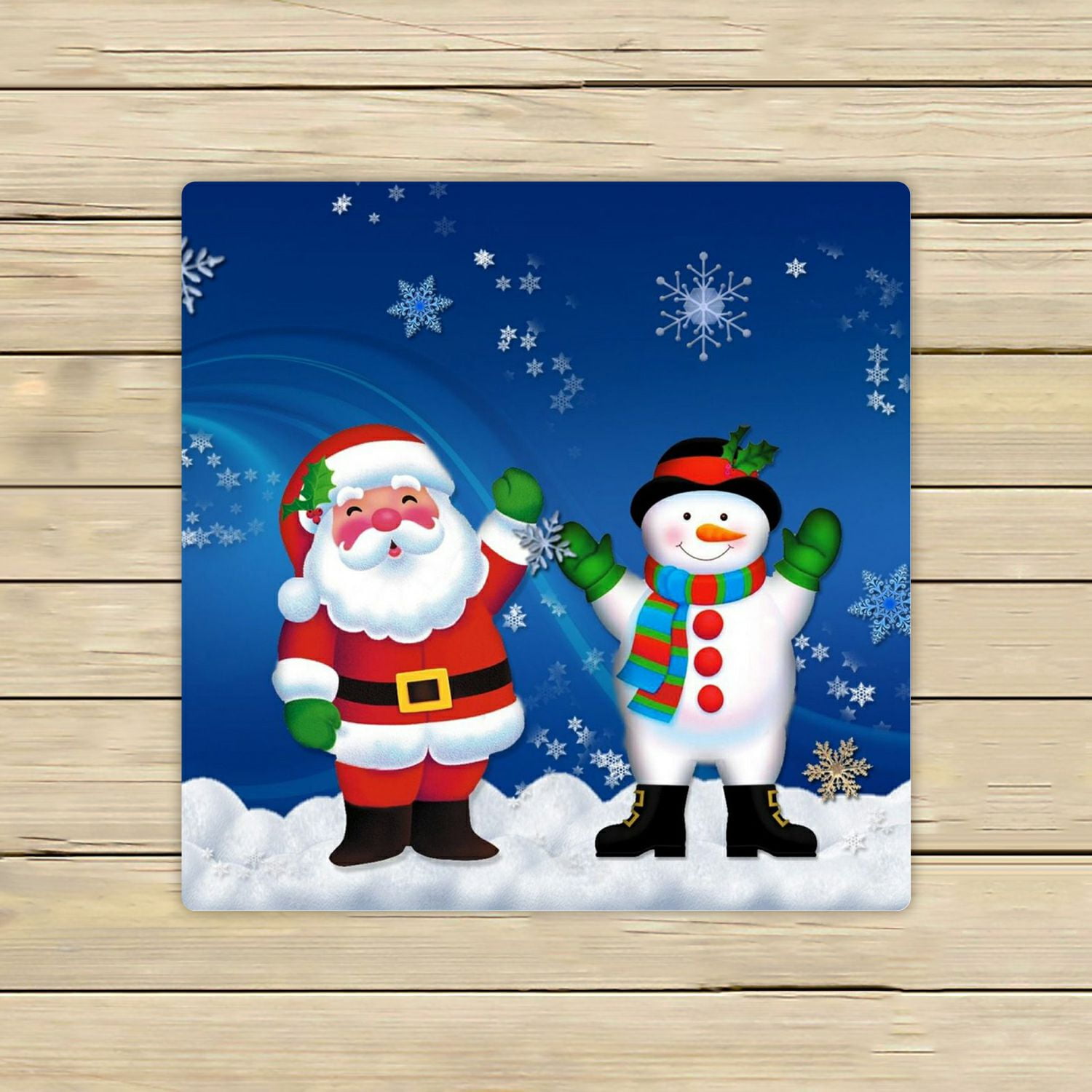 ZKGK Merry Christmas Santa Claus Hand Towel Bath Towels Beach Towel For