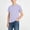 Purple, variant on Eltusu Boys Cotton T-shirts, Crew Neck Summer Pullover Basic Tops with Short Sleeve Blue Size 2-15 T