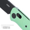 thumbnail image 3 of CRKT Counterpart Everyday Carry Folding Knife with Crossbar Lock: 12C27 Steel Plain Edge Blade, Blue Glass-Reinforced Nylon Handle, K430BKP, 3 of 5