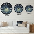 thumbnail image 4 of Designart 1 in Coastal Wall Clock, 4 of 5