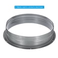 thumbnail image 4 of Unique Bargains 10 Inch Duct Connector Flange Metal Straight Pipe Exhaust Hose Flange, 4 of 5
