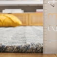 thumbnail image 3 of Safavieh Elements Fallon Striped Area Rug, Teal/Beige, 6' x 6' Square, 3 of 9