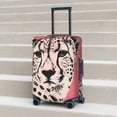 thumbnail image 5 of Uemuo Pink Cheetah Art Printed Washable Luggage Cover - Fashion Suitcase Protector Fits 18-32 Inch Luggage -Large, 5 of 9