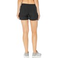 thumbnail image 3 of ASICS Womens Silver Logo 4-Inch Athletic Workout Shorts, Black, Small, 3 of 3