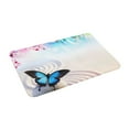 thumbnail image 2 of Balery Butterfly In Blossoms Zen Doormat, Durable Flannel Fabric, Waterproof Stain and Fade Resistant, Low Profile,Indoor Outdoor Door Mats, Easy Clean Patio Entrance Mat, 16x24in, 2 of 9