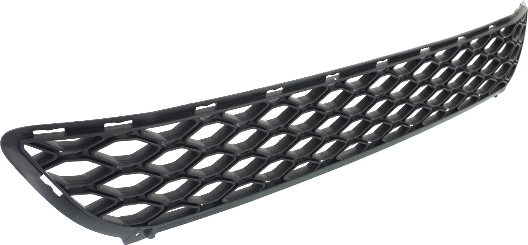 Bumper Grille Compatible With 2010-2011 Kia Rio Rio5 Front Textured Gray