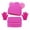 Pink, variant on Linfrsh 3Pcs Kids Hat Scarf and Snow Gloves Set, Winter Knit Warm Soft Pom-Pom Beanie Outdoor for Boys Girls and Toddlers