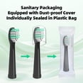 thumbnail image 3 of Electric Toothbrush Replacement Brush Heads 10 Pack for Rtauys M5, 3 of 7
