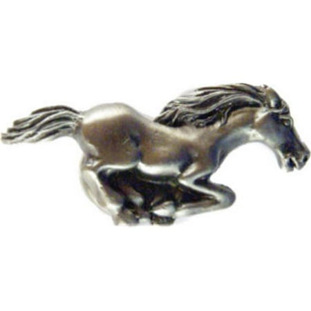 Cabinet Pewter Handles - SL-681374 Stallion Cabinet Left Door Knob, Pewter