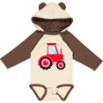 thumbnail image 3 of Inktastic Farming Red Tractor Boys or Girls Long Sleeve Baby Bodysuit, 3 of 5