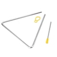 thumbnail image 3 of ZEONHAK 10 Pack Musical Triangle Steel Set, 4, 5, 6, 7, 8 Inch Hand Percussion Triangle Instrument with Striker for Music Clubs, Band, 3 of 6