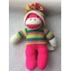thumbnail image 1 of Calcetín Mono Rosa con Rayas Sock Monkey 628915075779, 1 of 1