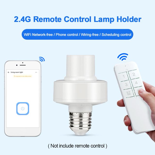 E27 Bluetooth-compatible Smart Light Bulb Socket eWeLink App Control
