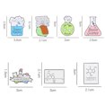 thumbnail image 4 of 8pcs Science Brooches Lapel Pin Laboratory Equipment Brooch Pin Enamel Pin Science Pin, 4 of 8