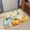 Light pink, variant on Small Door Mat Indoor Outdoor 15.7"x23.6",Teal Golden-Yellow Pumpkins Fall Absorbent Non Slip Entry Rug,Thanksgiving Leaves Botanical Low Profile Welcome Mat for Front/Side Door Entrance Bathroom