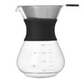 thumbnail image 1 of Portable Pour Over Coffee Maker Glass Carafe Coffee Dripper Brewer Cafe Utensils Pot+Filter, 1 of 9