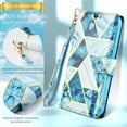 thumbnail image 5 of Compatible with Samsung Galaxy S23 Plus 5G Premium Vintage PU Leather Magnetic Closure Case with Strap Flip Cover, 5 of 5