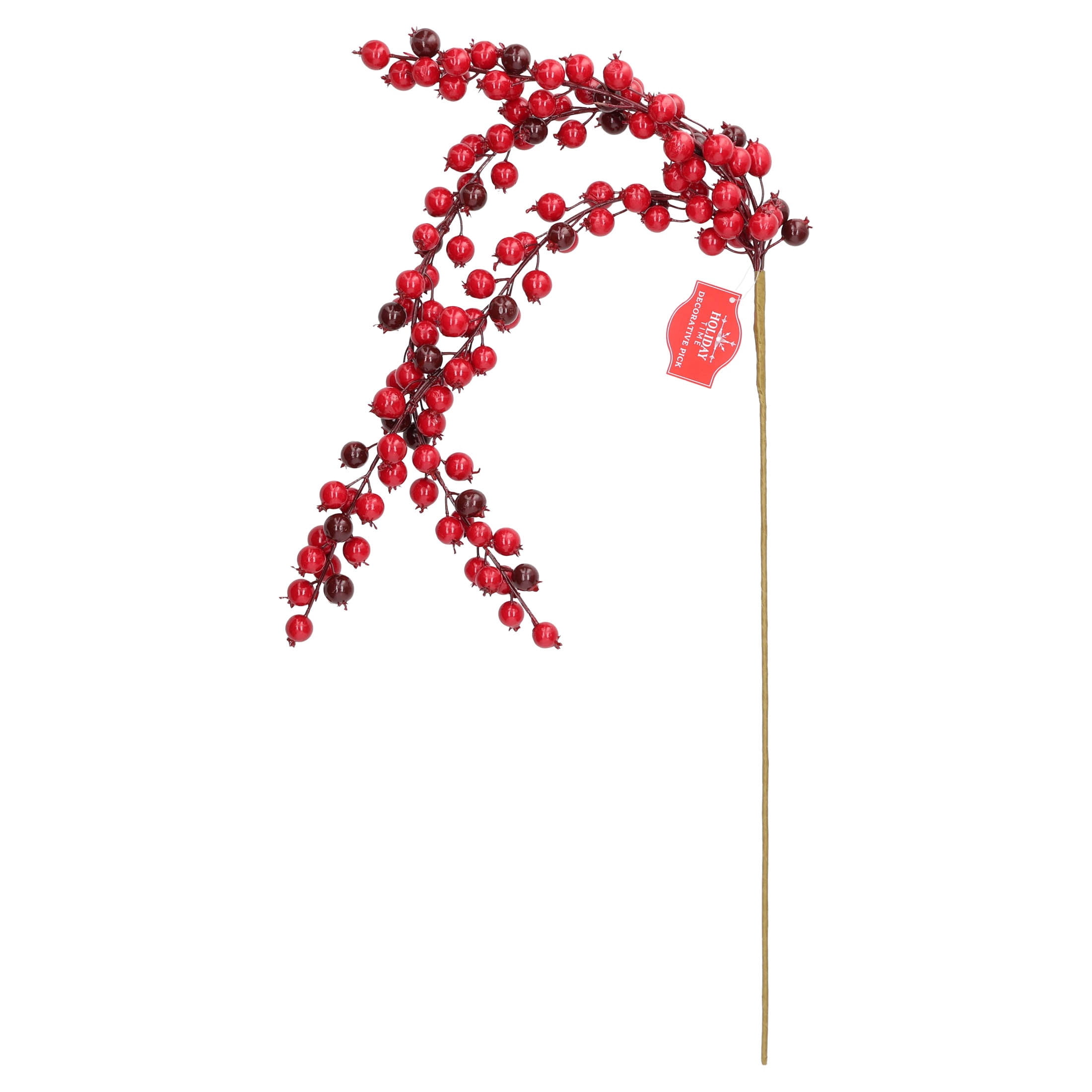 Red Berry Decorative Christmas Pick, 18", by Holiday Time