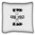 thumbnail image 1 of RYLABLUE Good Vibes Fashion Design Throw Pillow Case Cases Cover Cushion Covers Sofa Size 18x18 Inches Two Side, 1 of 1
