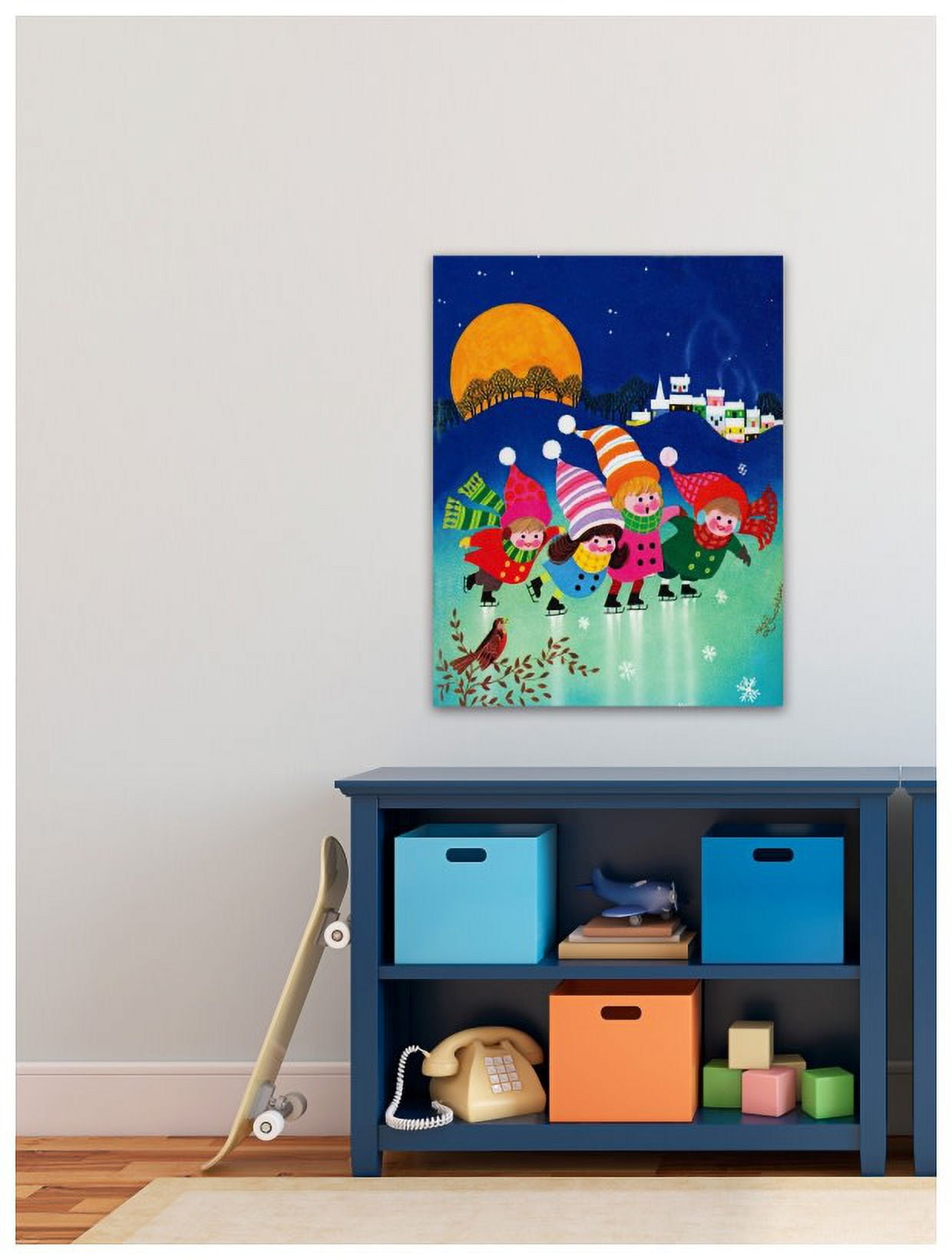 Marmont Hill "Skating" by Curtis Painting Print on Canvas