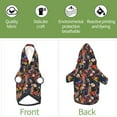 thumbnail image 6 of Honeii Vintage Floral Print Small Dog Hoodies Pet Hooded Sweatshirts Fall Winter Puppy Cat Sweaters Warm Clothes for Small Dogs Outfits Costume-Medium, 6 of 7