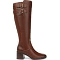 thumbnail image 2 of 27 EDIT Naturalizer Women's Idris Knee High Boot Rich Cognac Brown Wide Calf 8W, 2 of 5