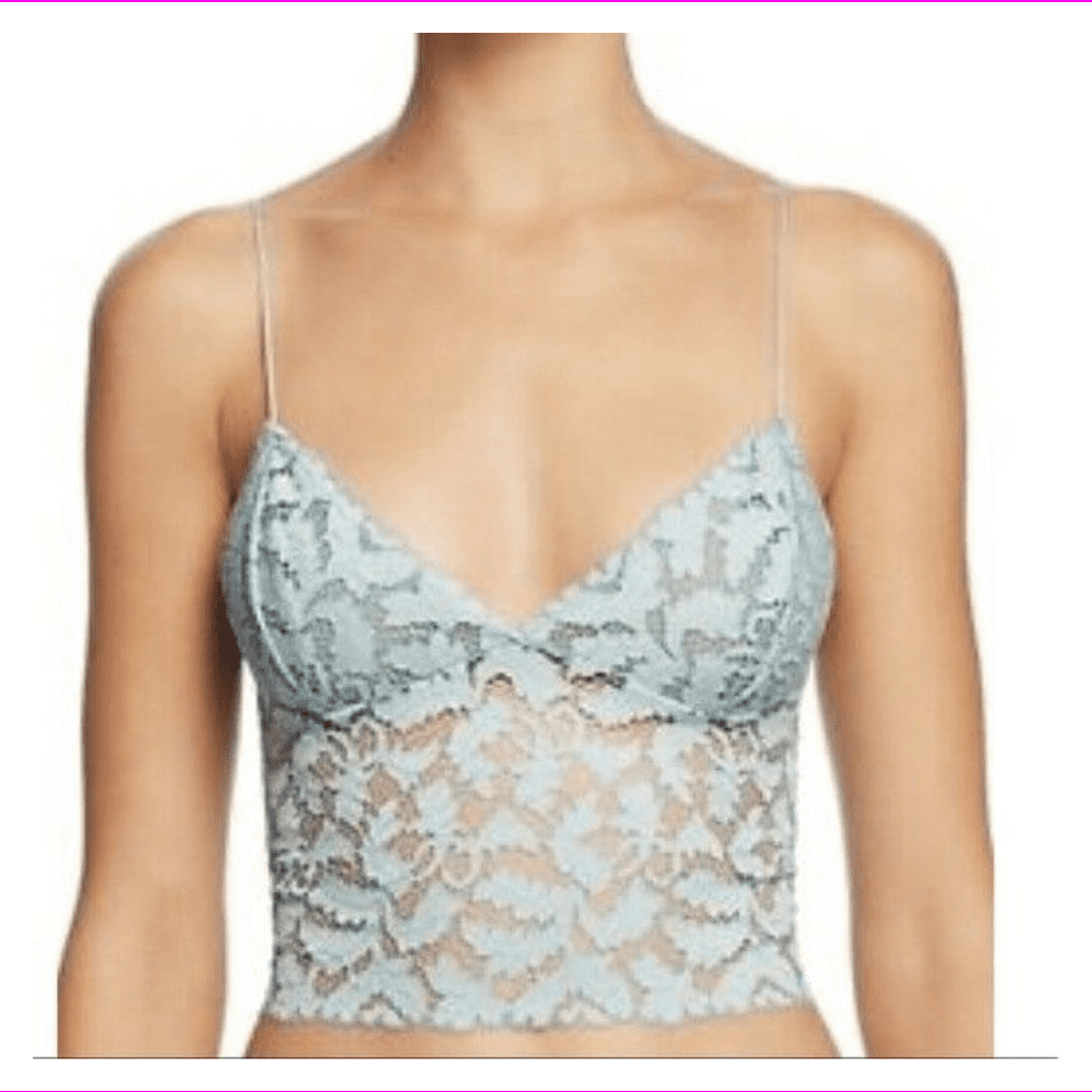 Free People Lacey Lace Brami in Sea Green Small 