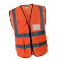 thumbnail image 4 of Chaleco de Seguridad de Visibilidad, , 3 Tamaños, 2 Colores para Elegir - Naranja m Naranja XL DYNWAVEMX Chaleco reflectante de seguridad, 4 of 8