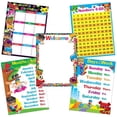thumbnail image 1 of Trend Enterprises T-38981 Blockstars Learning Charts Combo Pack, 1 of 4