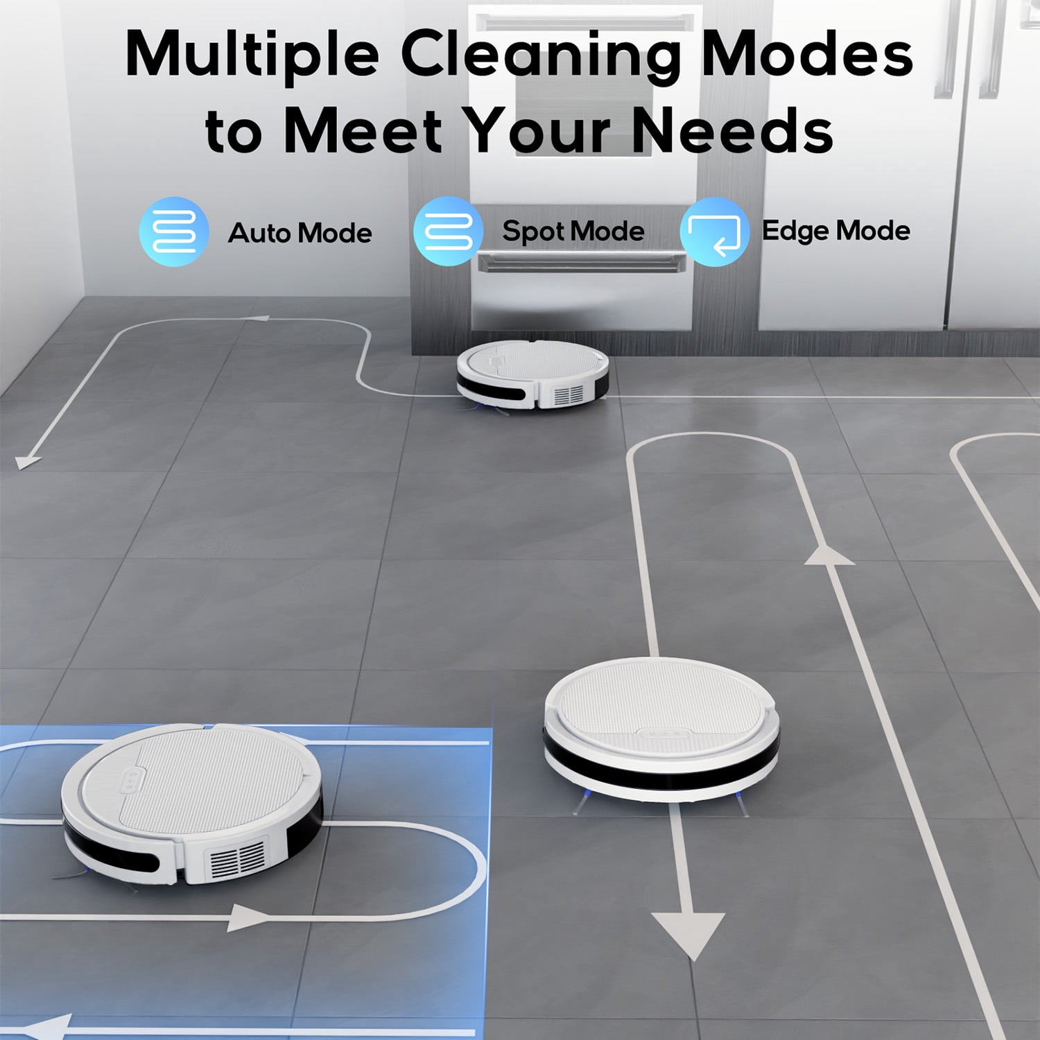 Robot Vacuum Cleaner,  Automatic Charging, Wet and Dry, for Pet Hair, Debris, Hard Floors