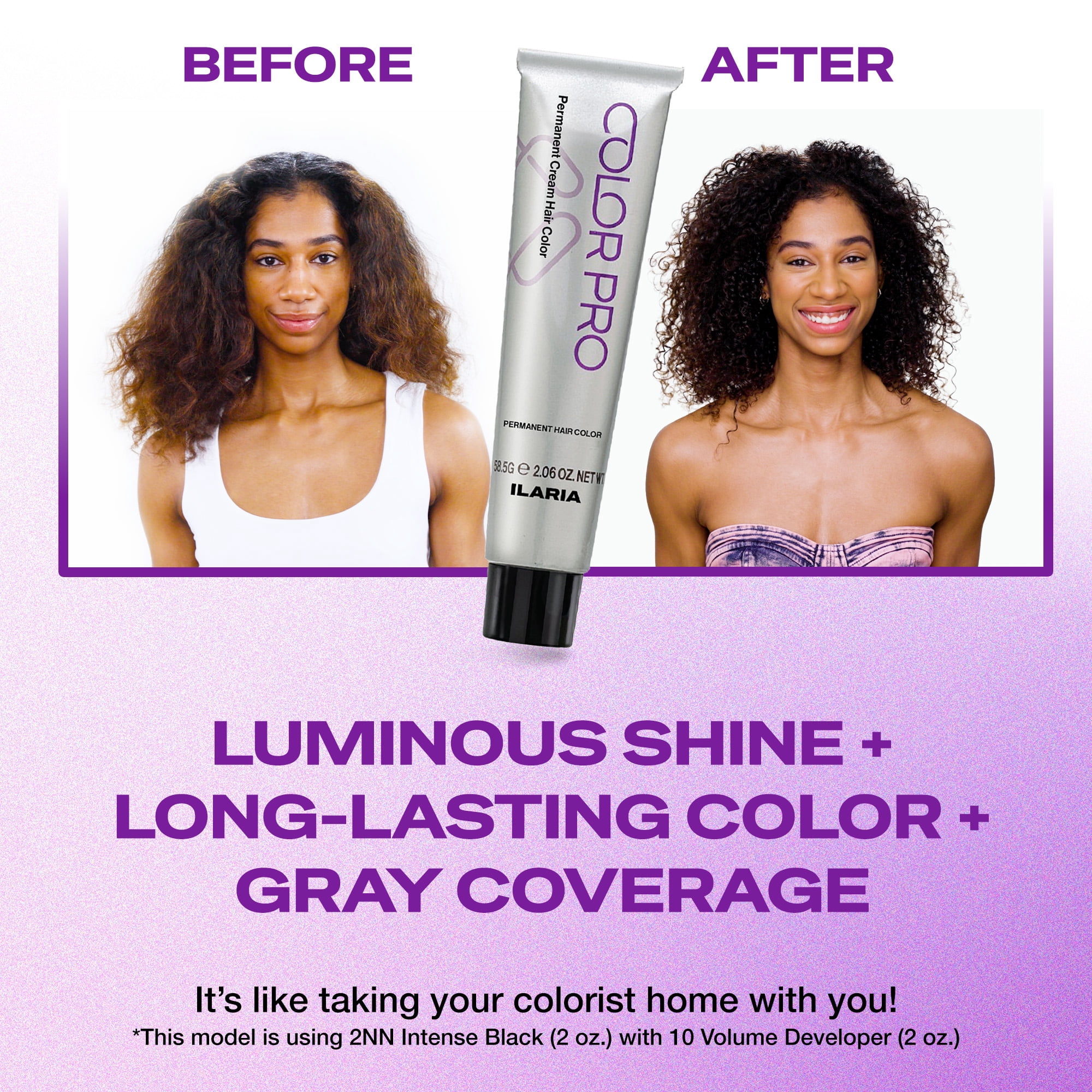 Ilaria COLORPRO Permanent Hair Color 4G-Medium Golden Brown 2 oz