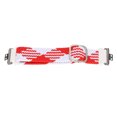 thumbnail image 3 of BIMZUC Correa de Nylon Ajustable para Huawei Watch Fit Rojo Blanco (13.00 cm / 5.12 inches), 3 of 8