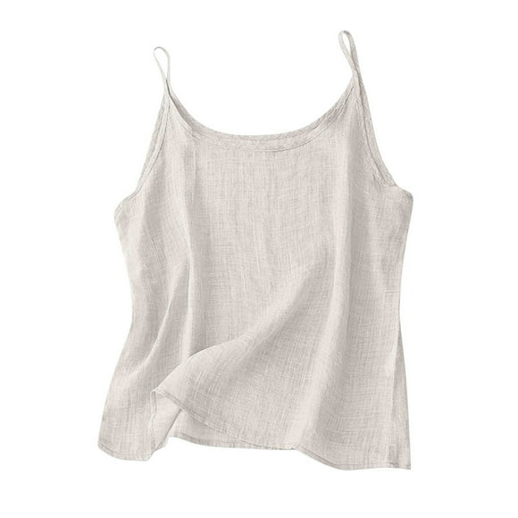 adviicd Tank Tops for Women Tank Top Women 2025 Sleeveless V Neck Summer Causal Loose Fit Tops Basic Flowy Dressy Cute Long Shirts Outfits(Beige,XL)