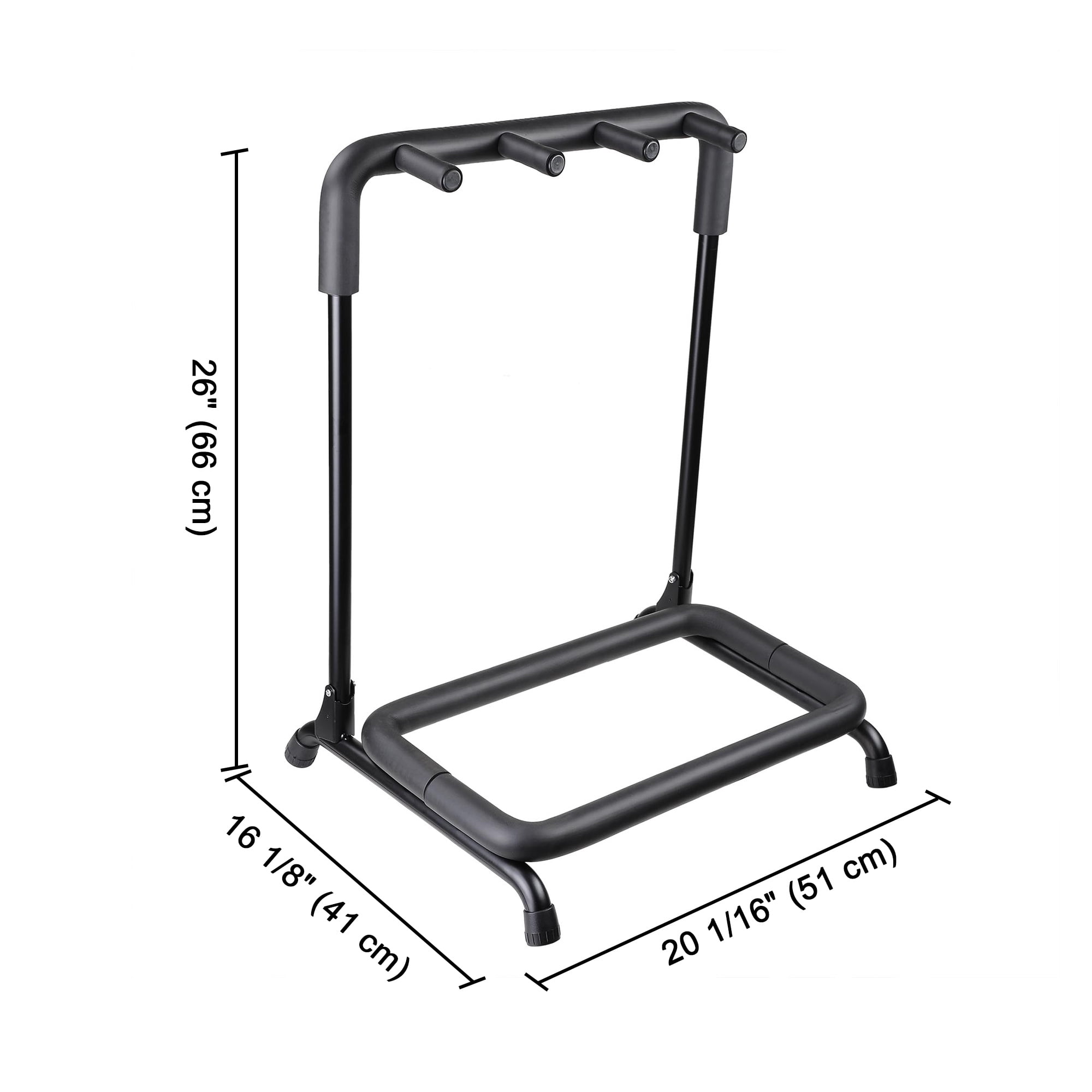 Yescom 3 Holder Multi Guitar Folding Stand Band Stage Bass Acoustic Guitar Display Rack