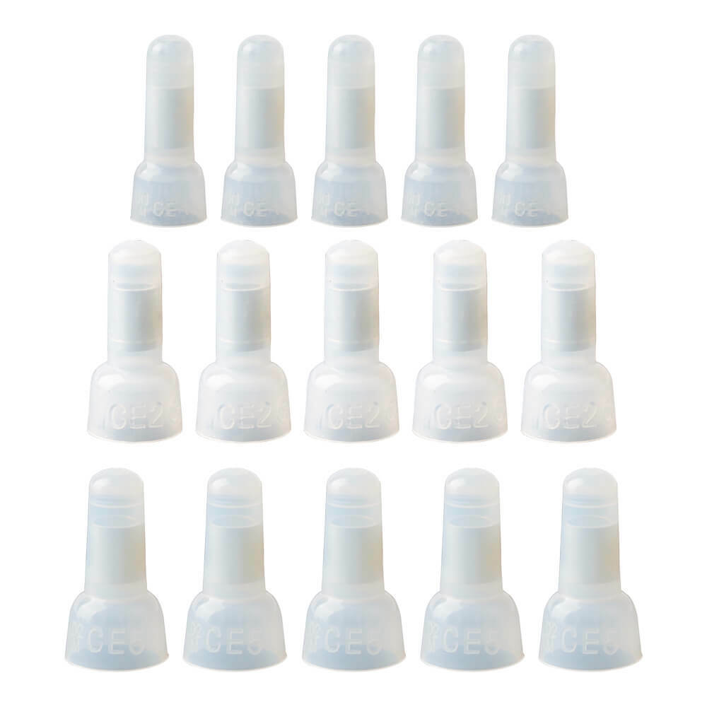 700PCS AWG22-16/16-14/12-10 Transparent Closed End Crimp Cap Wire Connectors Kit