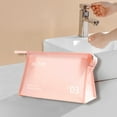 thumbnail image 4 of Jelly Cosmetic Bag PVC Waterproof Makeup Organizer Portable Toiletry Storage Pouch for Travel Daily Use Bathroom Essentials Cosmetics Skincare Accessories and Purse Organization, 4 of 6