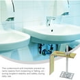 thumbnail image 3 of FESTFENDS 2pcs Undermount Bathroom Sink Hardware Metal for DIY Enthusiasts Projects, 3 of 8