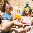 thumbnail image 6 of 6pcs/set Hawaiian Party Sunglasses Flamingo Tropical Luau Pool Beach Party Decoration Supplies Funny Glasses Photo Props Wedding (6pcs), 6 of 6