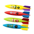 thumbnail image 2 of 4x juguete de buceo Bandits juguetes acuáticos fáciles de llevar juguetes de piscina resistentes juegos subacuáticos para fiesta actividad al, 2 of 9