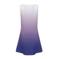 thumbnail image 6 of LTTVQM Summer Dresses for Girls 4-5 Sleeveless Gradient Sundress Vacation Crew Neck Tank Dresses Fashion Midi Dresses with Pockets Vermilion 4-5, 6 of 7