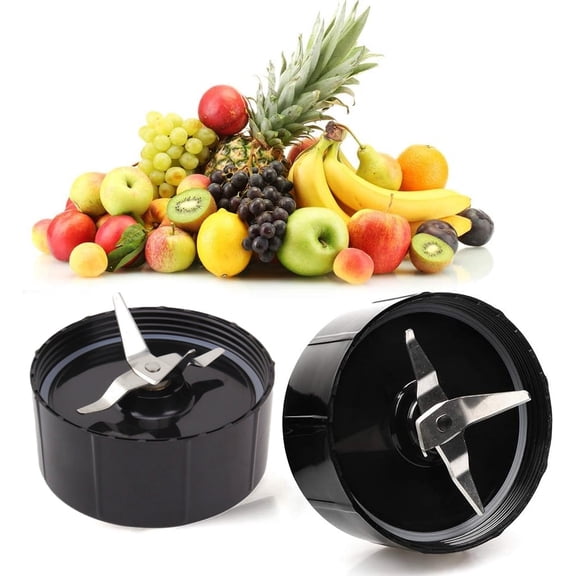 (Pack Of 2)Cross Blade Blender Magic Bullet Replacement Parts,Compatible with Magic Bullet 250W MB1001 Series With Gaskets Replacement Blender Part
