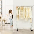 thumbnail image 5 of Heavy Duty Clothes Rack Load 660 LBS , Rolling Garment Rack, clothing Racks for Hanging Clothes, Metal Garment Rack with Wheels, 5 of 13