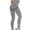 Gray, variant on UAMVSH Women's Soft High Waisted Leggings Seamless Butt Lifting Yoga Pants Stretchy Solid Workout Gym Leggings