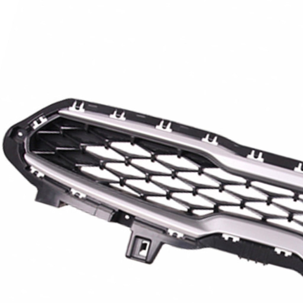 For Kia Forte 2019 2020 2021 Grille | Chrome Shell/Painted Black Insert | EX/S Model | Replacement For KI1200204 | 86350M7010