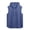 Blue#men's muscle cut off gym hoodies, variant on Muscle Hooded Gym Tank Tops for Men Workout Lightweight Drawstring Sleeveless Summer Hoodie Bodybuilding Cut Off Hoodies Khaki,S
