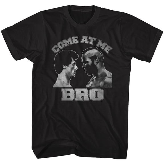 Rocky Come At Me Black Adult T-Shirt 4Xlt