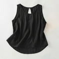 thumbnail image 2 of HADST Womens Tank Tops Summer Sleeveless Lightweight Button Cotton Linen Solid Color Comfort Casual Camisole M-3XL, 2 of 4