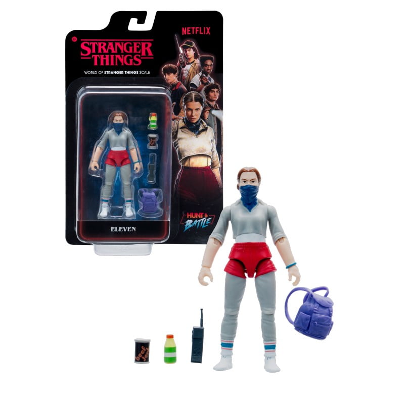 Stranger Things Eleven (Season 5) - 4 inch Articulated Action Figure with Unique Accessory