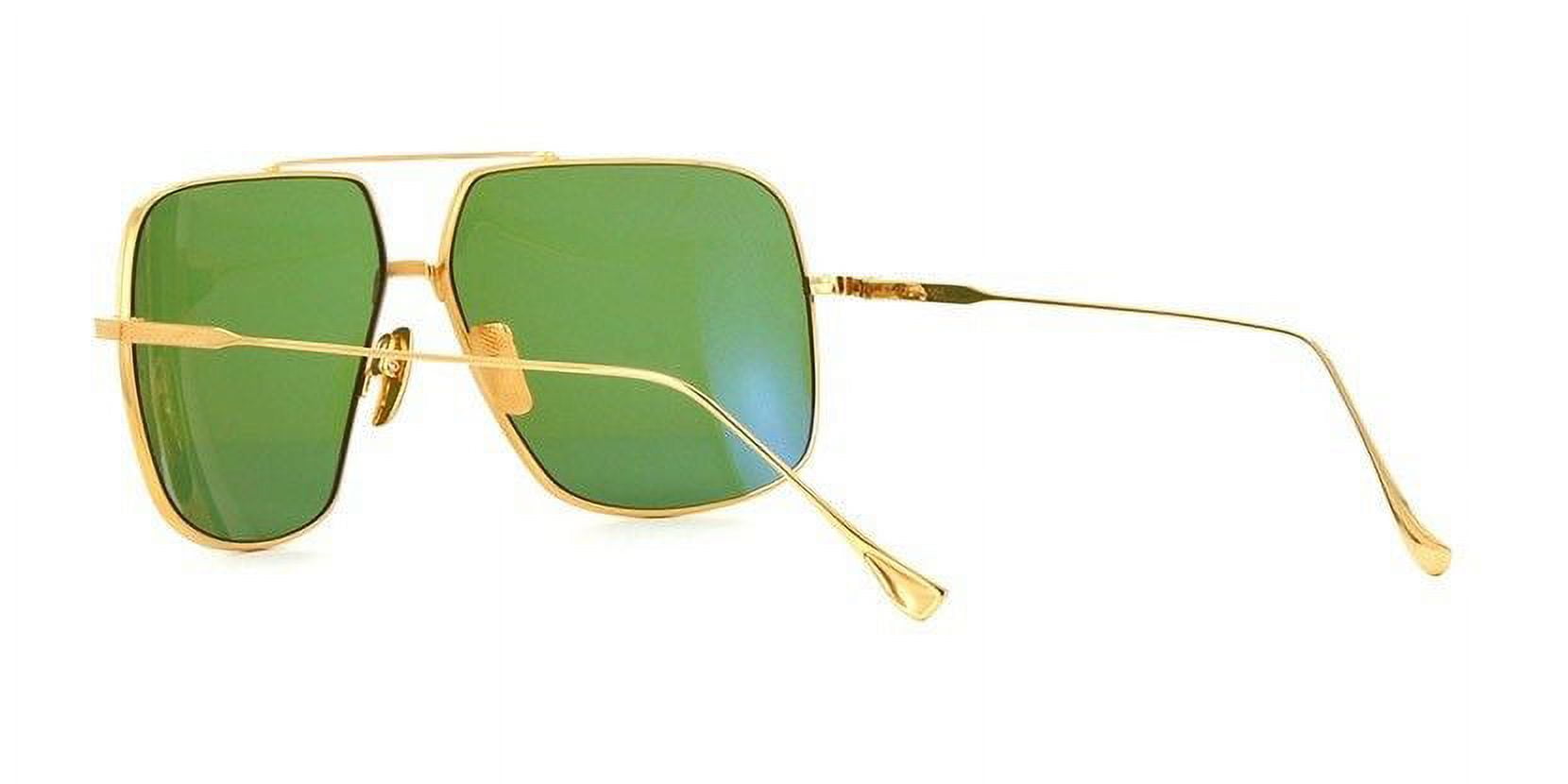 Dita Flight 005 Sunglasses 7805D 18 KT Gold Vintage Green Lens