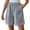 Navy, variant on Qgtaibl Elastic High Waist Striped Shorts for Women Cotton Linen Gauze Breathable Lounge Shorts Button Front Loose Fit Summer Shorts with Pockets Pink M